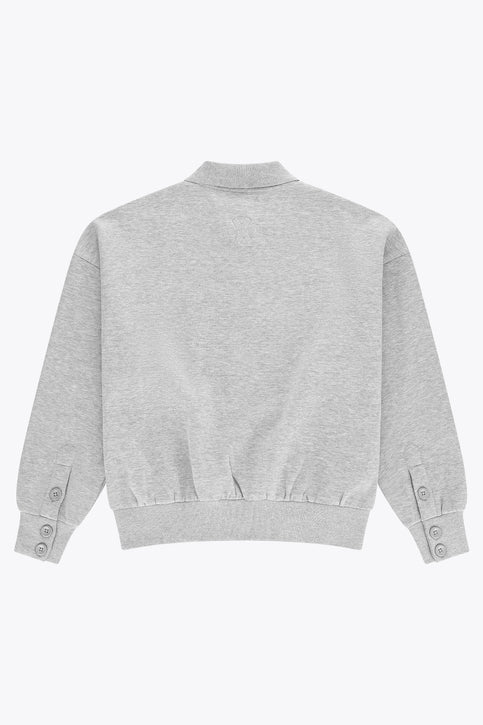 Osaka Men Polo Sweater | Heather Grey