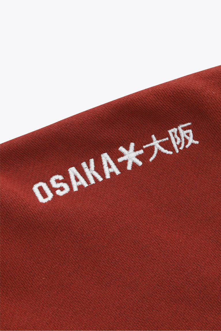 Osaka Women Cropped Full Zip Hoodie | Brunette