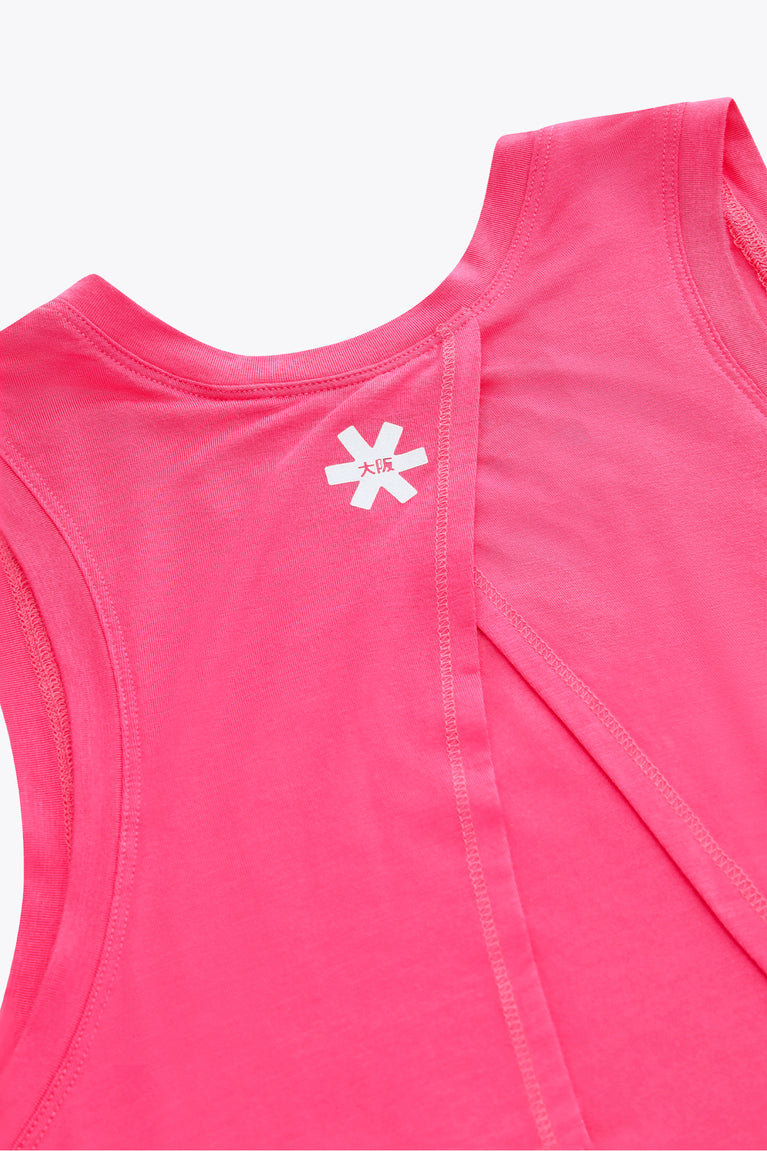 Osaka Women Luna Cross Tank | Electric Fuchsia