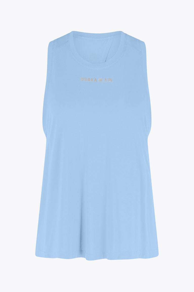 Osaka Women Luna Cross Tank | Silver Lake Blue