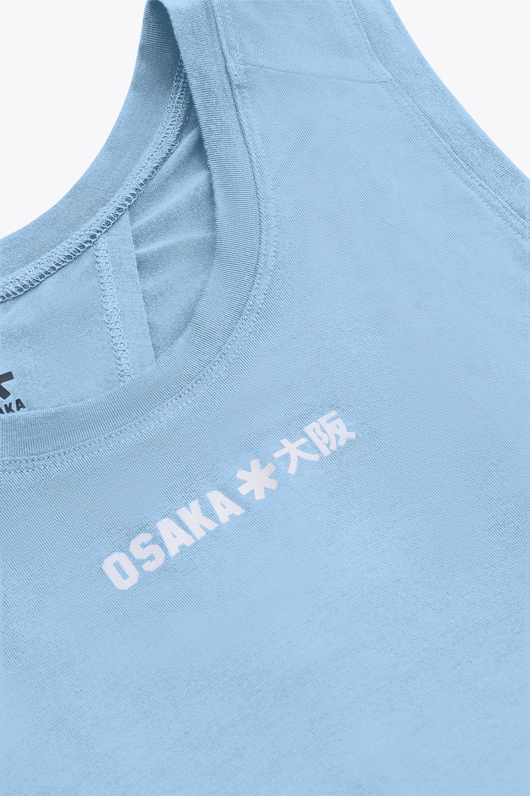 Osaka Women Luna Cross Tank | Silver Lake Blue
