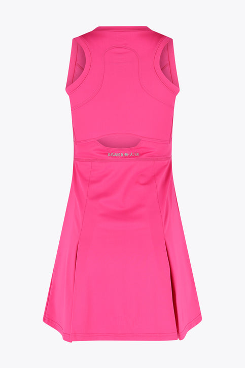 Osaka Women Floucy Dress | Electric Fuchsia