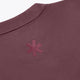 Women’s Osaka polo zip sweater back close-up with cross/star embroidery on chest