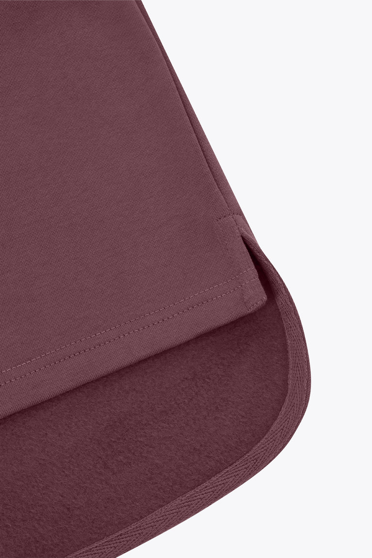 Women’s Osaka polo zip sweater sleeve detail, peppercorn knit with ribbed cuff and hem