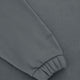 Women’s dark grey zip polo sweater, ribbed cuff with subtle embroidered mark