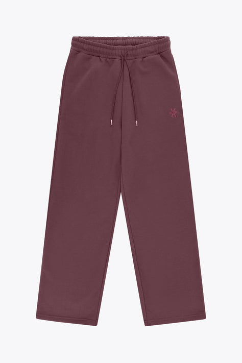 Osaka men's wide sweatpants in Peppercorn color, elastic waistband and drawstring