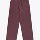 Osaka men's wide sweatpants in Peppercorn color, elastic waistband and drawstring