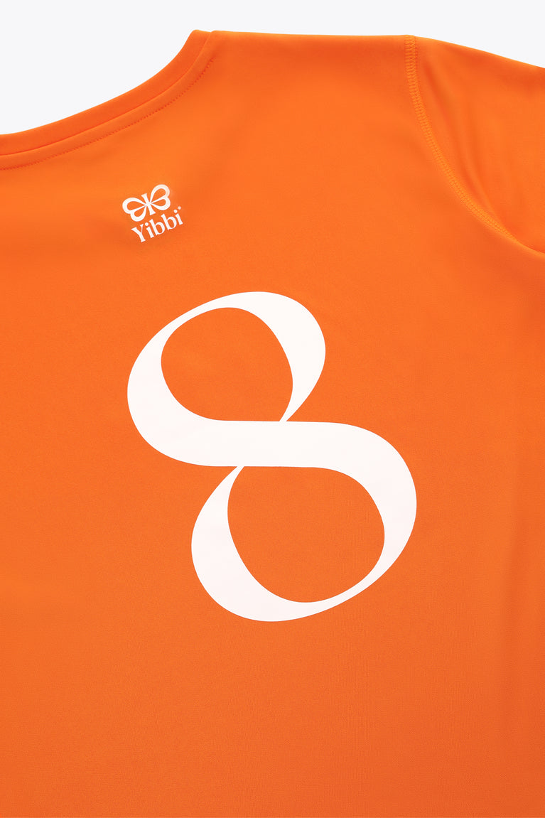 Yibbi Kids Sports Tee | Bright Orange