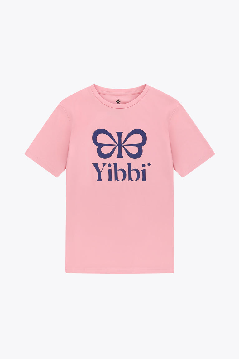Yibbi Kids Sports Tee | Pastel Pink