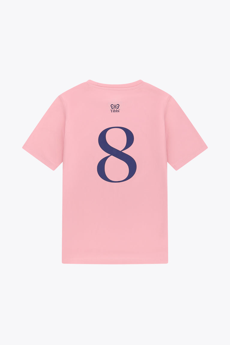 Yibbi Kids Sports Tee | Pastel Pink