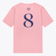 Yibbi Adults Sports Tee | Pastel Pink