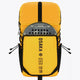  Pro Tour padel backpack in honey comb with logo in black. Front view with racket in it
