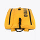 Pro Tour padel bag in honey comb with logo in black. From above view
