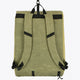 Pro Tour padel bag in olive with logo in black. Back view