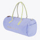 Osaka cotton duffel in light purple with logo. Front / side view