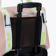  Osaka neoprene duffel bag in powder pink with logo in white on the bag and in green on the straps. Detail back view