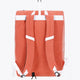 Pro Tour padel bag in peach with logo in white. Back view