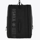 Pro Tour padel bag in black with logo in black. Front view
