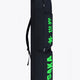 Osaka sports stickbag medium in black with logo in green. Side view