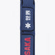 Osaka sports stickbag medium in navy with logo in white and red. Front view