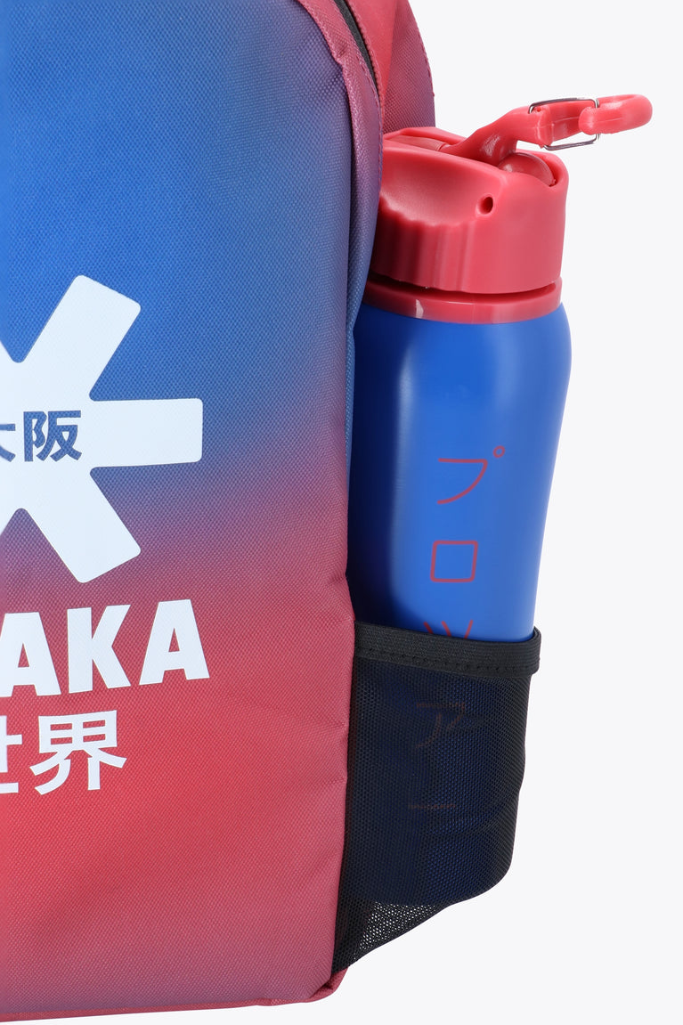 Osaka Sac à dos pour enfants Sports Compact | Bleu Princesse-Rouge Cayenne - Dégradé