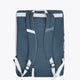 Osaka sports padel bag medium in navy with logo in white. Side view with straps