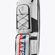 Modular stickbag, side view: white body with black accents and Osaka red/blue stripe.