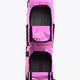 Rose bud stickbag showing two open storage compartments with black elastic straps
