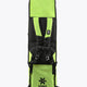 Large Osaka stickbag in wild lime green and black with front logo and padded straps