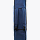 Blue large stick bag with back panel, padded straps, and top handle loop