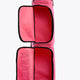 Hot pink medium stickbag with two main padded compartments and black edging
