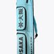 Medium sports stickbag, Blue Topaz, front Osaka logo panel and side zipper