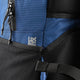 Osaka sports backpack, blue with dark straps and small front label