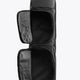 Kids stickbag small black with open double compartments and gray interior lining.