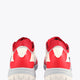 Osaka footwear Ido Mk1 in white and red with logo in black. Back view