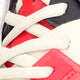 Osaka footwear Ido Mk1 in white and red with logo in black. Detail shoelace view