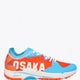 Osaka footwear Ido Mk1 in orange and blue with logo in white. Side view