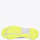 Osaka footwear Ido Mk1 in white and yellow with logo in grey. Sole view