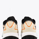 Osaka footwear Ido Mk1 in off white multicolor with logo in black. Back view