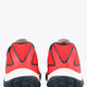 Osaka footwear Kai Mk1 in red with logo in navy. Back view