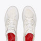 Osaka footwear Ido Mk1 in white with logo in white. From above view