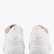 Osaka footwear Ido Mk1 in white with logo in white. Back view