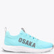 Kids light-blue athletic sneaker with OSKA logo, lace-up front, white sole