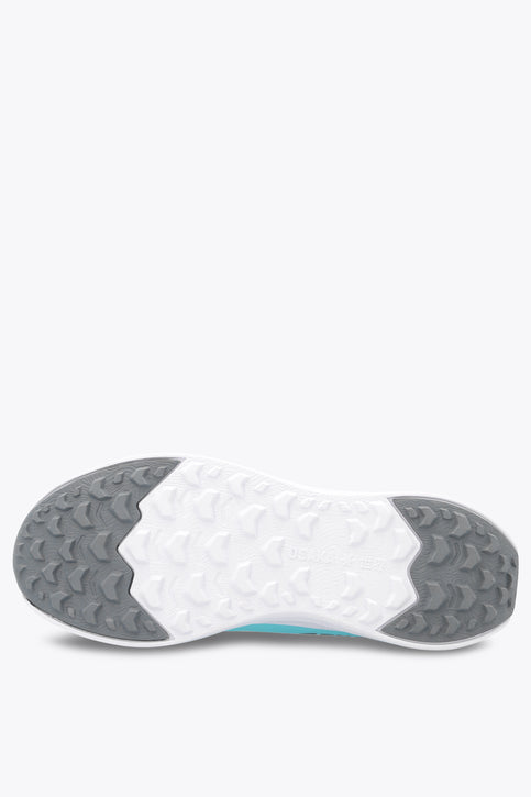 Kids light-blue athletic sneaker with OSKA logo, lace-up front, white sole