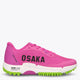 Rose Bud Osaka Ryu sneakers with pink upper and green tread sole