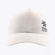 Osaka baseball cap soft in white with logo in black. Front view