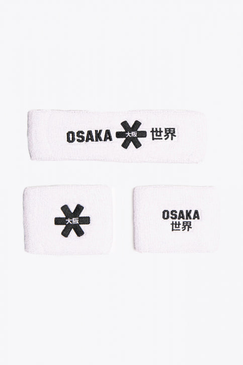 Osaka Sweatband Set | White