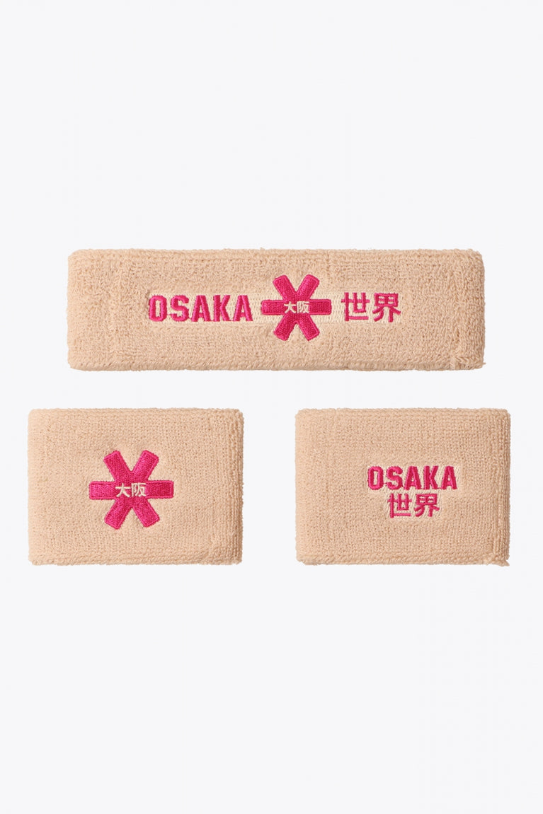 Ensemble de bandeaux anti-transpiration Osaka | Sable