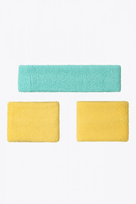 Osaka Sweatband Set | Cascade-Tender Lemon