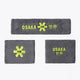 Osaka Sweatband Set | Grey-Lime